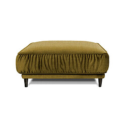 MAISON AUBERTIN Pouf L Fiorenzo Tissu Jaune