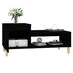 Acheter Maison Chic Table basse,Table Console Table d'appoint, Table pour salon Noir 100x50x45 cm Bois d'ingénierie -MN81372