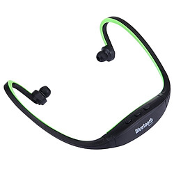 Avis Wewoo Casque Bluetooth Sport vert pour les smartphone & iPad ou autres périphériques audio imperméable à l'eau stéréo sans fil écouteurs intra-auriculaires avec Micro SD carte Slot & Mains libres,