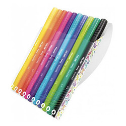 Milan Set de 10 Feutres Fineliner Sway - Couleurs Vives et Intenses