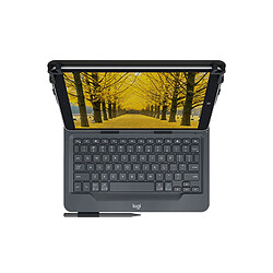 Avis Logitech Universal Folio clavier pour téléphones portables Noir QWERTZ Suédois Bluetooth