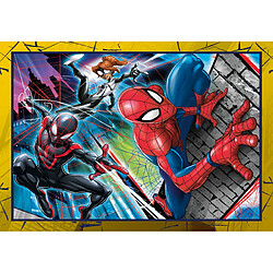 Clementoni - SpiderMan - 4 Puzzles de 12, 16, 20 et 24 Pièces - Jeu de Patience et de Réflexion - Format Paysage - Image Net - 19 x 14 Cm - Pour Enfants À Partir de 3 Ans