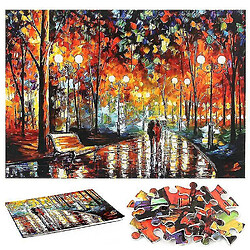 Avis Universal 1000 pièces de puzzle décompressé puzzle éducatif jouet, marcher dans le puzzle de la pluie