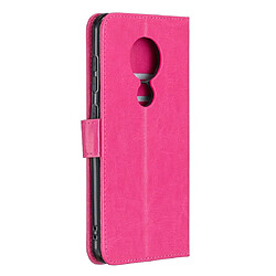 Avis Wewoo Housse Coque Etui à rabat horizontal pour Nokia 6.2 / 7.2 Texture Crazy Horse avec porte-cartes et fentes cartes & Portefeuille et cadre photo Rose