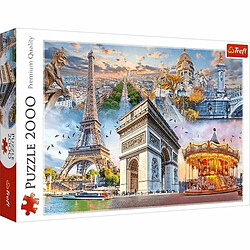 Trefl- Week-End à Paris, France Puzzle, 27125, Multicolore, Taille Unique