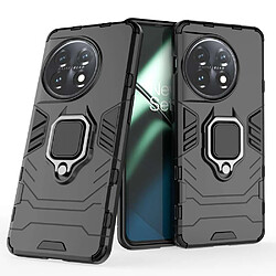 Htdmobiles Coque pour OnePlus 11 5G - housse etui rigide anti choc + verre trempe - NOIR