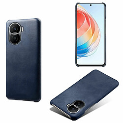 Coque en TPU + PU slim, shockproof, texture mollet, anti-rayures pour votre Honor X40i 5G - bleu