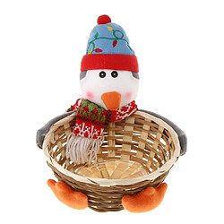 cadeau de noel bonbons rangement panier maison fête table decor pingouin