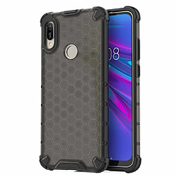 Wewoo Coque PC + TPU antichoc en nid d'abeille pour Huawei Y6 2019 Noir