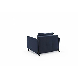 Avis Inside 75 INNOVATION LIVING Fauteuil design avec accoudoirs SOFABED CUBED 02 ARMS Mixed Dance Blue convertible lit 200*90cm