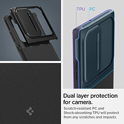 Spigen Sgp Spigen Optik Armor Coque Compatible avec Samsung Galaxy S22 Ultra - Noir pas cher