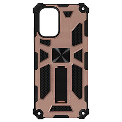 Avizar Coque Xiaomi Redmi Note 10 et Note 10s Bumper Béquille Magnétique Rose gold