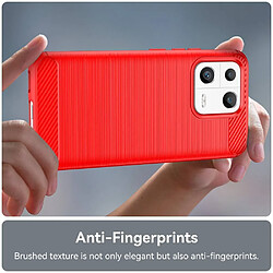 Acheter Htdmobiles Coque pour Xiaomi 13 5G - housse etui silicone gel carbone + film ecran - ROUGE