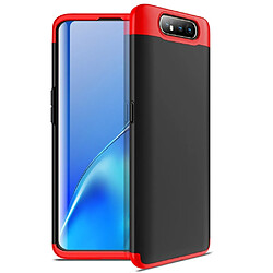 Wewoo Coque Rigide Étui à trois étages pour PC Samsung Galaxy A80 noir rouge