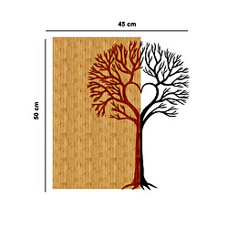 Avis EPIKASA Décoration Murale en Métal et Bois Arbre 11