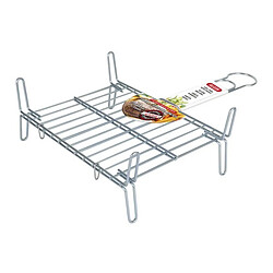 Avis Totalcadeau Grill double en acier pour barbecue Mesure - 45 x 50 cm pas cher