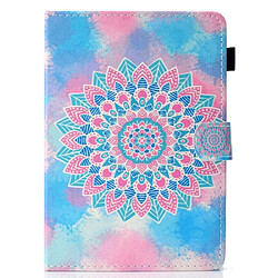 Etui en PU universel 10 pouces mandala pour votre Apple iPad 9.7/Lenovo Tab 4 10 Plus etc