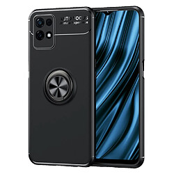 Coque en TPU anti-griffes avec béquille, noir pour votre Realme 8i