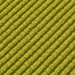 Couverture antidérapante de sofa de bras sans pliage pleine housse de canapé-lit jaune vert S pas cher