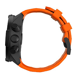 Acheter Bracelet en silicone 24mm orange pour votre Suunto 9 Baro