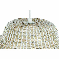 Acheter Suspension DKD Home Decor Blanc Naturel Marron Clair Verre 50 W 70 x 70 x 20 cm