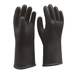 gants de latex en caoutchouc industriel de travail gants de jardinage de sécurité noir 50cm