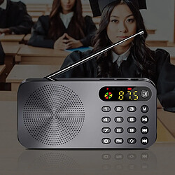 Universal Radio FM multifonctionnelle Q6 rechargeable danseuse LED affichage numérique radio |