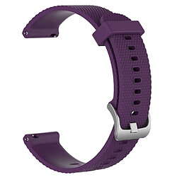 Bracelet en silicone diamant violet pour votre Huawei Watch GT/Samsung Galaxy Watch 46mm