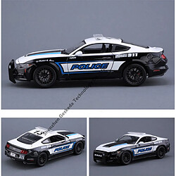 Universal 1: 18 Ford Mustang 2015 & gt ; Moulé sous pression alliage modèle de voiture rétro modèle classique voiture décoration collection cadeau |(Le noir)