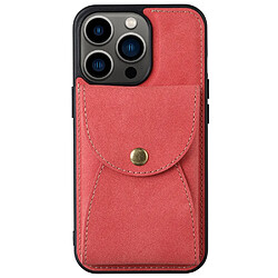 Coque en TPU + PU VILI antichoc, détachable 2-en-1, magnétique rouge pour votre iPhone 13 Pro Max 6.7 pouces