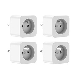 Prise intelligente FR Type E avec surveillance de l'énergie - R6128-4Pack – WOOX 