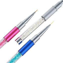 Acheter 3pcs Pro Nail Art Paint Brush Paint Pen Pour Ongles En Acrylique Style Mixte 02