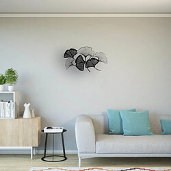 EPIKASA Décoration Murale en Métal Ginkgo