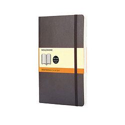 Carnet Moleskine souple 13 x 21 cm ivoire ligné 192 pages