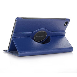 Etui en PU avec support bleu foncé pour votre Huawei MediaPad M5 lite 10/C5 10