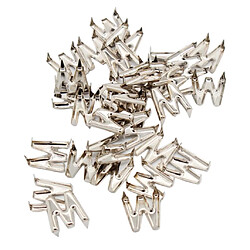 30 pcs en alliage d'argent lettre alphabet bricolage griffe rivets pour accessoires de couture M