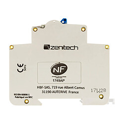 Disjoncteur PH/N - 25A NF - Zenitech pas cher