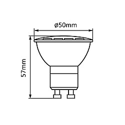 Ampoule LED GU10 7W Maclean Energy MCE437 NW blanc neutre pas cher