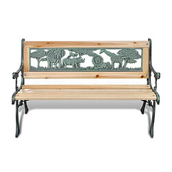 Maison Chic Banc de jardin | Banquette de jardin | Chaise Relax pour enfants 84 cm Bois -MN77211