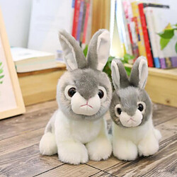 3x Poupée Lapin en Peluche Doux et Réaliste Jouets pour Enfants Bébé 20cm