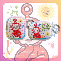 GUPBOO Airpods Coque Housse Étui Protecteur Compatible pour AirPods 3-Antenne de dessin animé bébé jolie fille