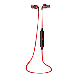 Wewoo Ecouteur Bluetooth pour iPhone sans fil Sport écouteurs stéréo avec contrôle de micro support Handfree Appel Samsung HTC Sony et Smartphones Rouge