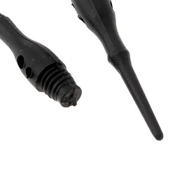 Avis Pointe en nylon souple 20 pièces de rechange pour dart électronique 27mm noir