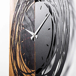 Acheter Hanah Home Horloge en bois et métal Clock Rond.