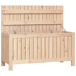 vidaXL Boîte de rangement de jardin 108x42,5x54 cm Bois massif de pin