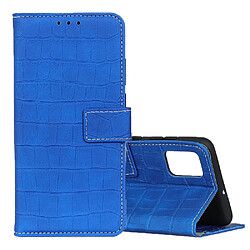 Wewoo Housse Coque Pour Galaxy S11E Magnetic Crocodile Texture en cuir à rabat horizontal avec support et fentes cartes et portefeuille bleu