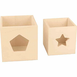 Acheter Artemio 5 cubes gigones en bois