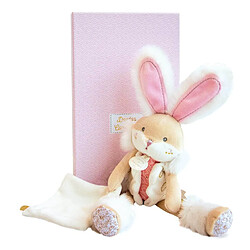 Doudou pantin Lapin de sucre Rose - Doudou et compagnie