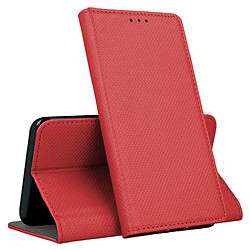 Htdmobiles Housse pour Realme X50 5G / X3 Superzoom - etui coque pochette portefeuille + film ecran - ROUGE MAGNET