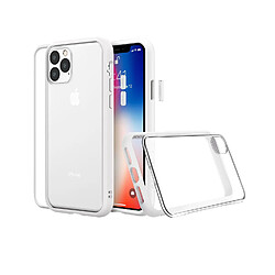 RHINOSHIELD Coque Compatible avec [iPhone 14 Pro] Mod NX - Protection Fine Personnalisable avec Technologie d'absorption des Chocs [sans BPA] - Blanc